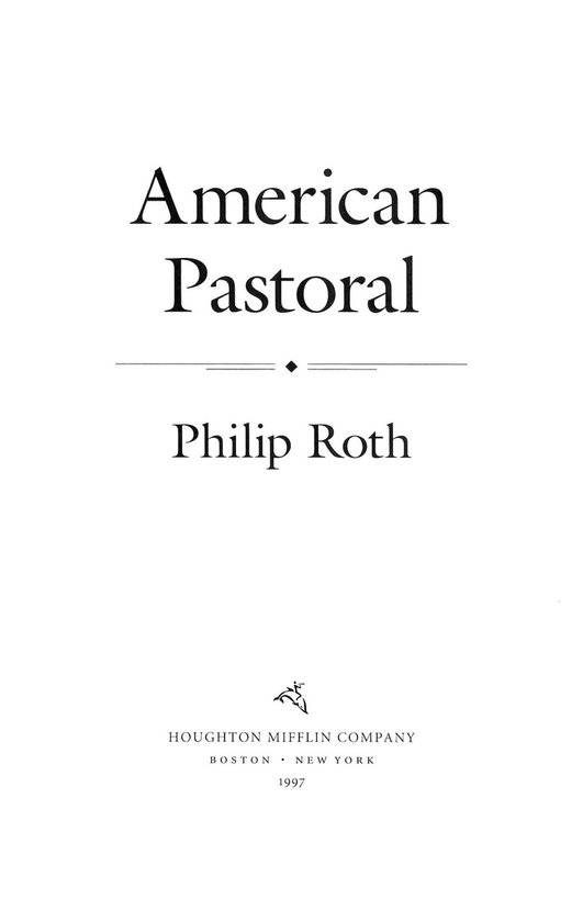 American Pastoral