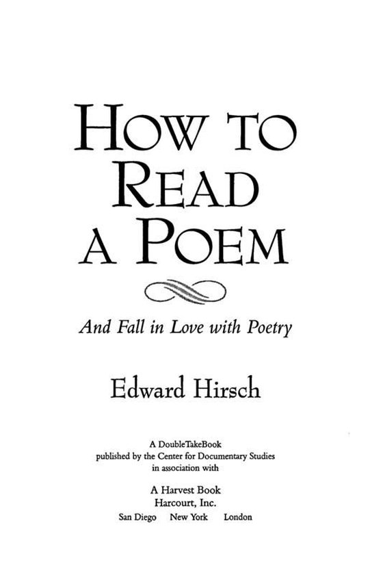 How to Read a Poem