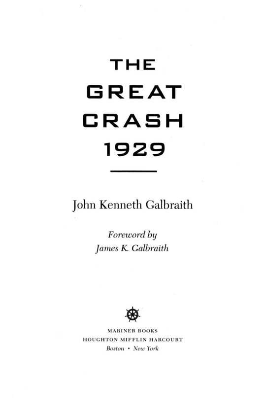 The Great Crash 1929