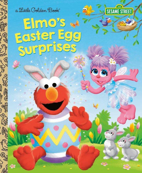 Elmo's Easter Egg Surprises Sesame Street Little Golden Books