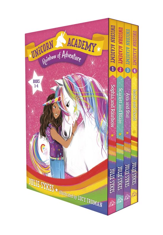 Unicorn Academy Rainbow of Adventure Boxed Set Books 14