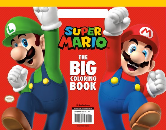 Super Mario The Big Coloring Book Nintendo