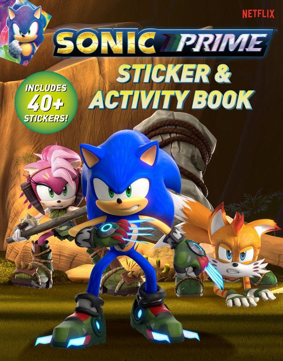 Sonic the Hedgehog- Sonic Prime Sticker & Activity Book