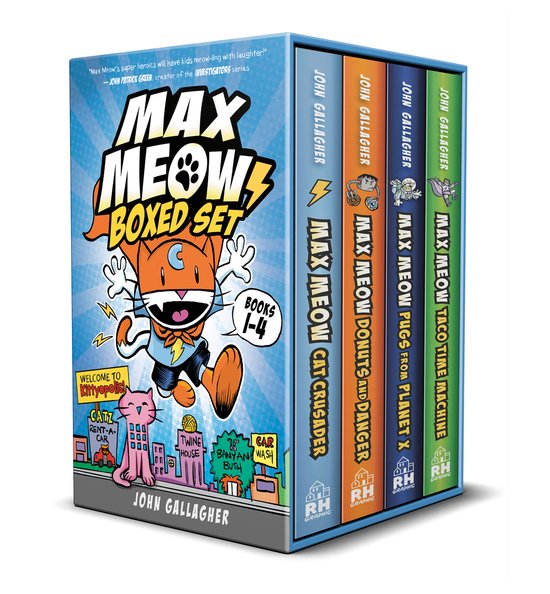 Max Meow- Max Meow Boxed Set: Welcome to Kittyopolis (Books 1-4)