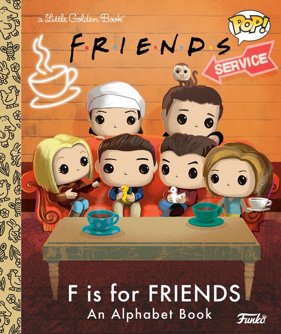 Little Golden Book- F is for Friends: An Alphabet Book (Funko Pop!)