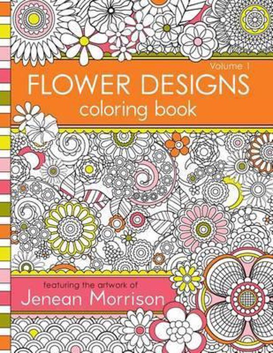 Flower Designs Coloring Book