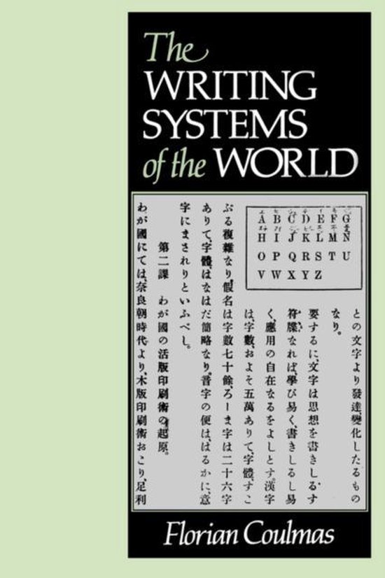 The Writing Systems of the World