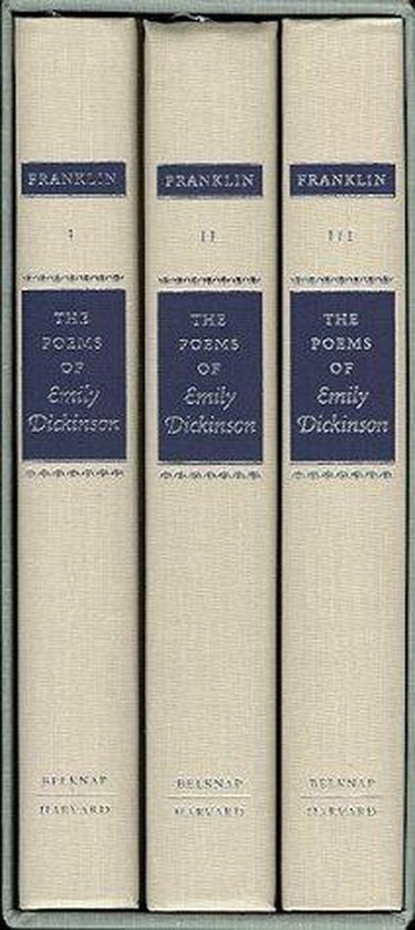 The Poems of Emily Dickinson Variorum Ed 3 V Set