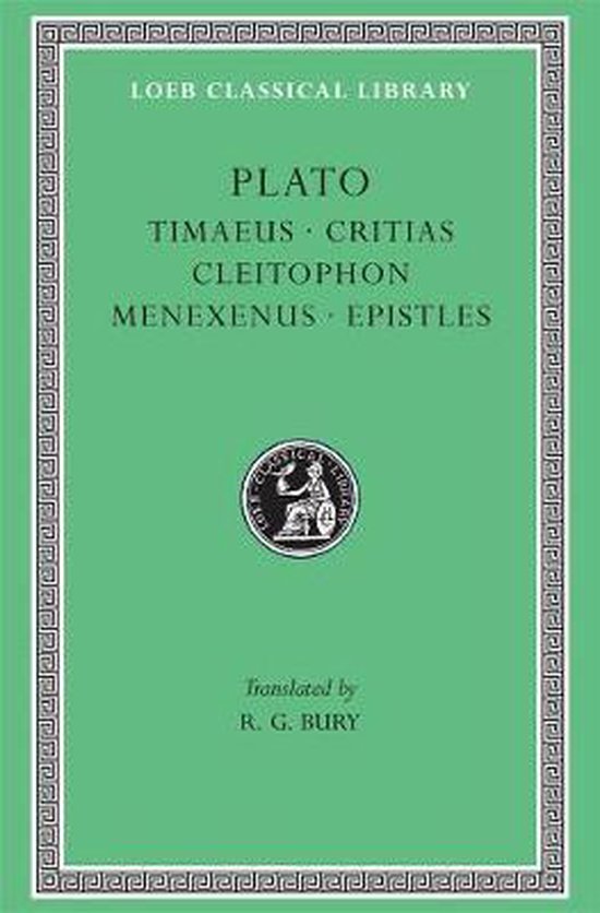 Timaeus Critias Cleitophon Menexenus Epi