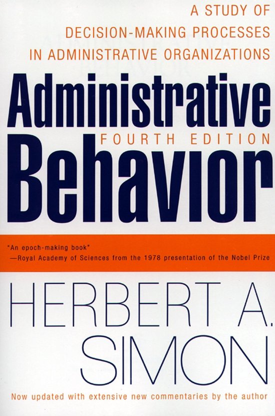 Administrative Behavior