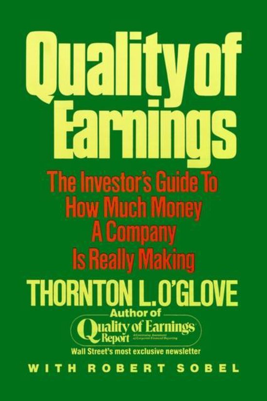 Quality Of Earnings The Investors Guide