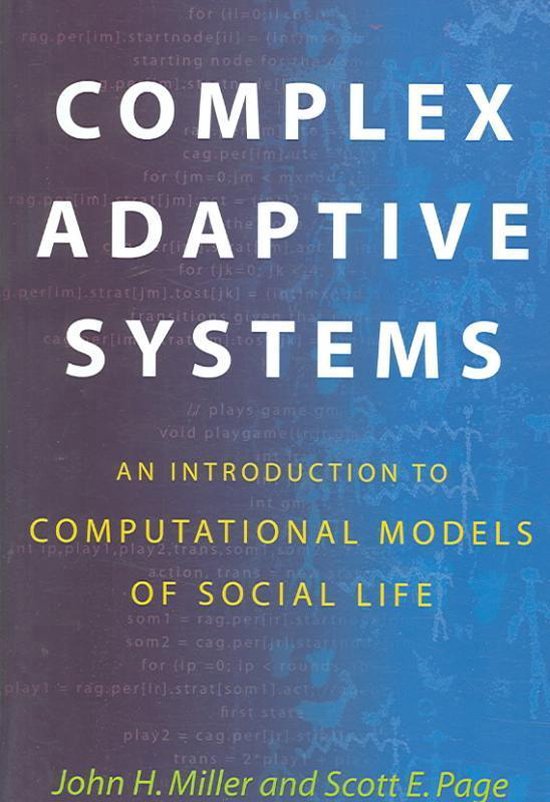 Complex Adaptive Systems