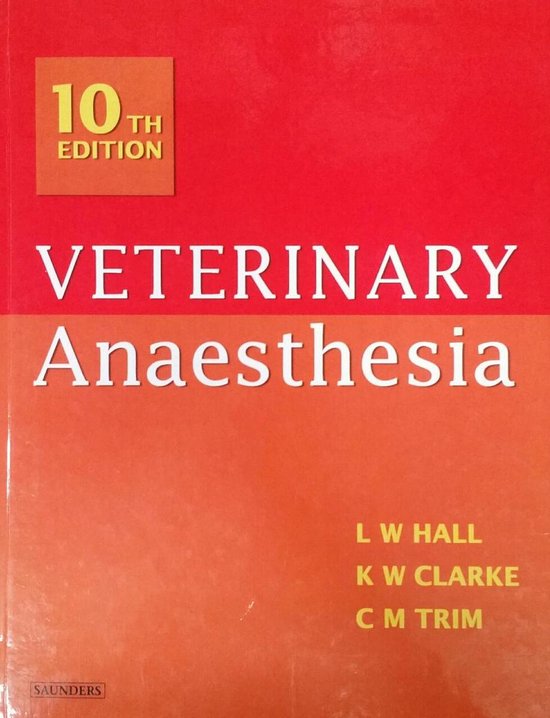 Veterinary Anaesthesia