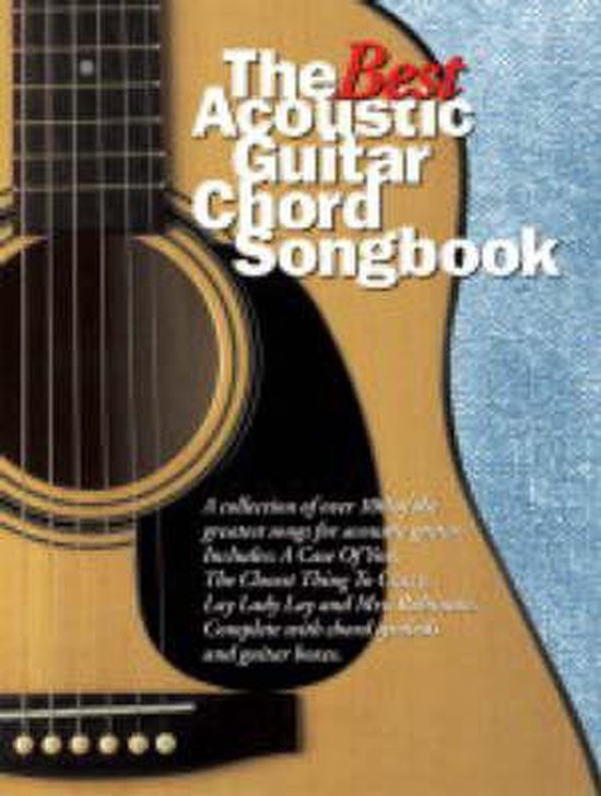 The Best Acoustic Guitar Chord Songbook