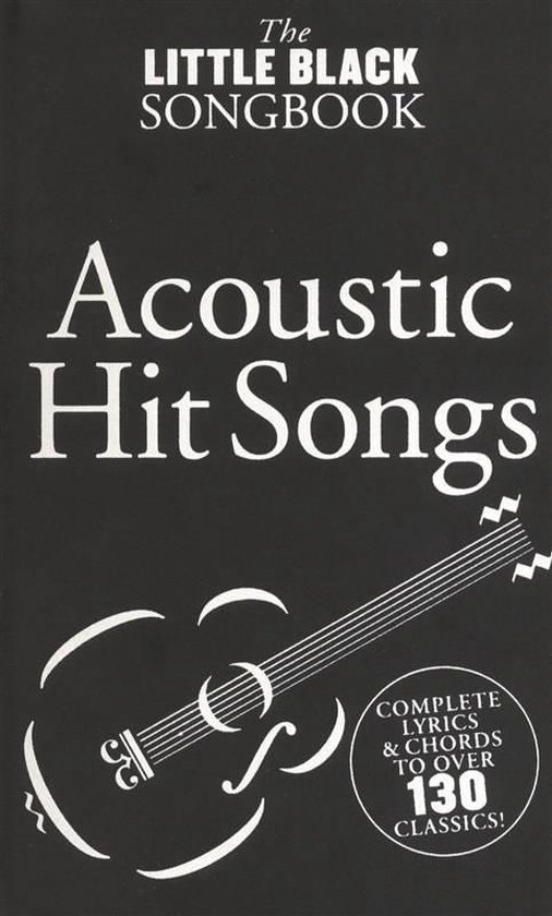 Little Black Book Of Songbook Of Acousti