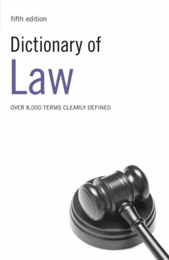 Dictionary Of Law