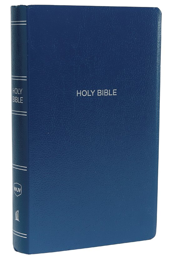 Thomas Nelson: NKJV, Gift and Award Bible, Leather-Look, Blu