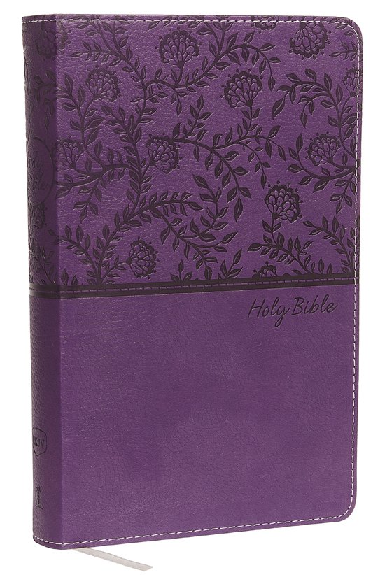 NKJV, Deluxe Gift Bible, Leathersoft, Purple, Red Letter, Comfort Print