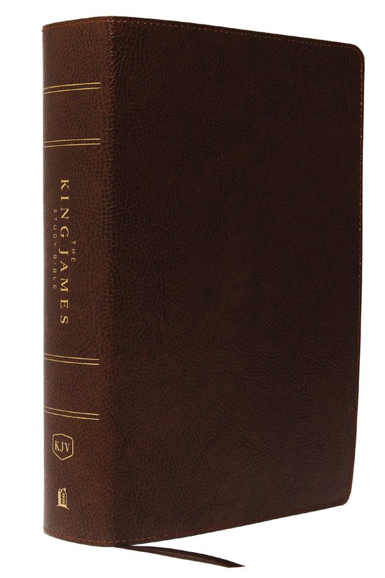 The King James Study Bible, Bonded Leather, Brown, Full-Color Edition