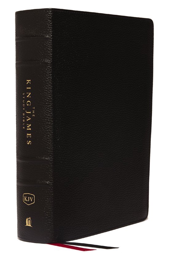 The King James Study Bible, Genuine Leather, Black, Indexed, Full-Color Edition