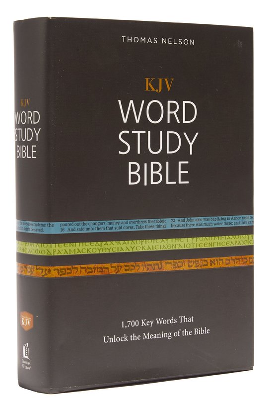 KJV, Word Study Bible, Hardcover, Red Letter