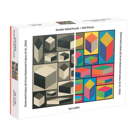 MoMA Sol Lewitt 500 Piece 2-Sided Puzzle