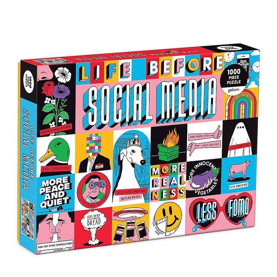 Life Before Social Media 1000 Piece Puzzle