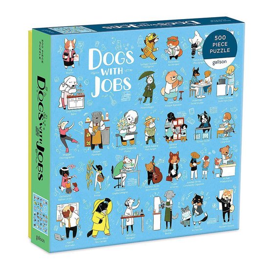 Dogs with Jobs 500 Piece Puzzle