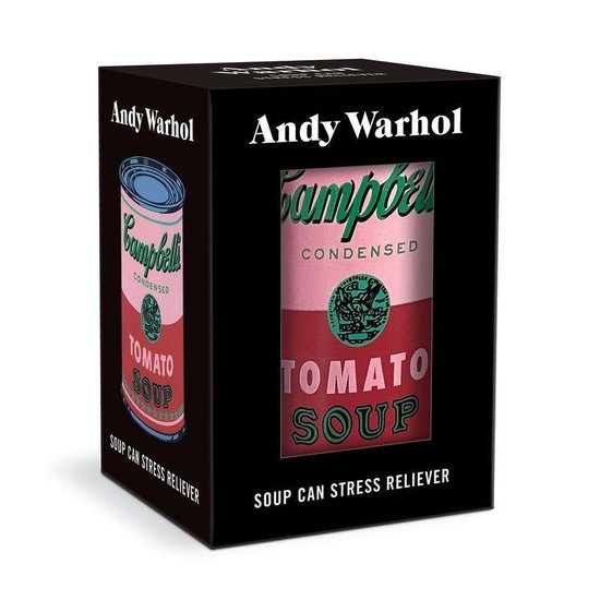 Warhol Soup Can Stress Reliever