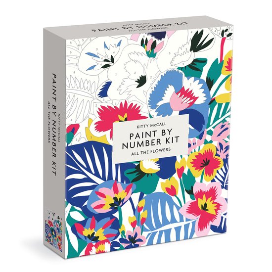 Kitty McCall All the Flowers Paint by Number Kit