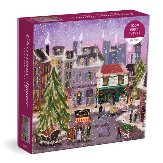 1000 Piece Puzzle in Square Box: Joy Laforme Christmas Square