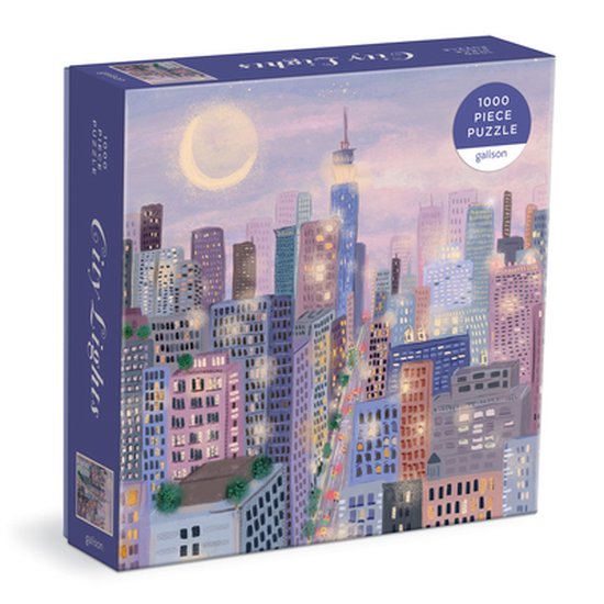 1000 Piece Puzzle In a Square box : City Lights