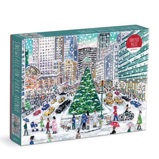 Puzzle -1000 piece: Michael Storrings Snowfall on Park Avenue