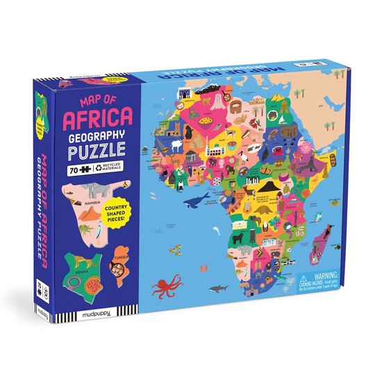 Geography Puzzle, 70 Pieces: Map of Africa