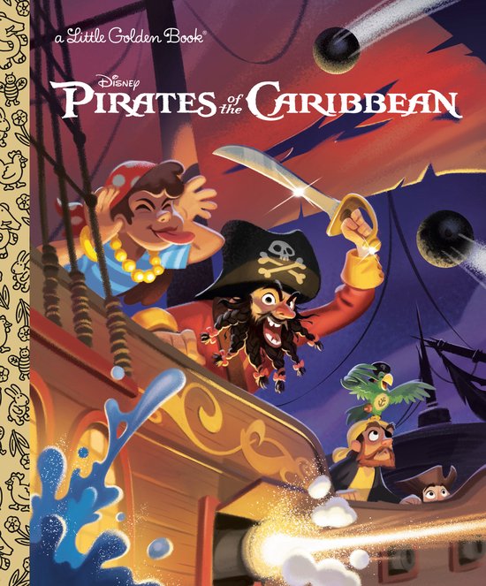 Little Golden Book- Pirates of the Caribbean (Disney Classic)