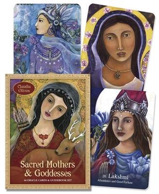 Sacred Mothers & Goddesses: 40 Oracle Cards & Guidebook Set