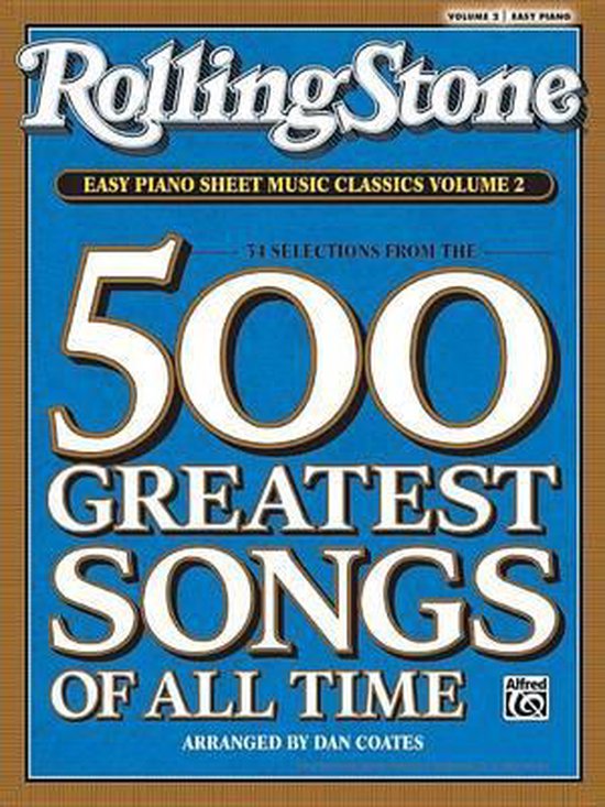 Rolling Stone Easy Piano Sheet Music Classics, Volume 2