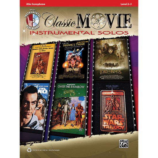 Classic Movie Instrumental Solos - Alto Saxophone