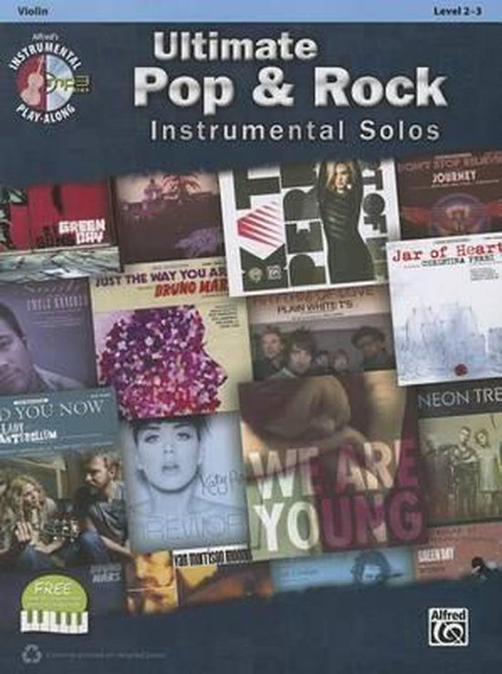 Ultimate Pop & Rock Instrumental Solos Violin, Level 2-3