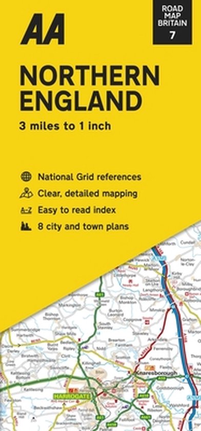 Road Map Britain 07 Northern England 1 : 200 000