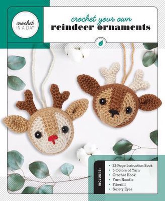 Crochet in a Day - Crochet Your Own Reindeer Ornaments