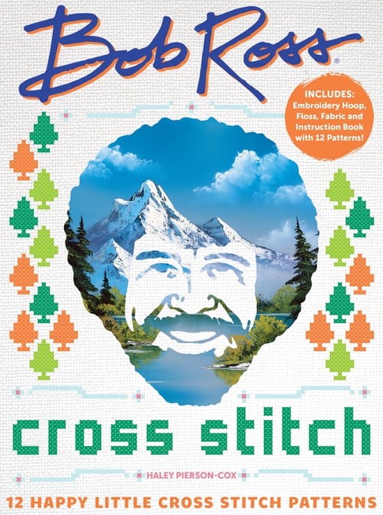 Bob Ross Cross Stitch