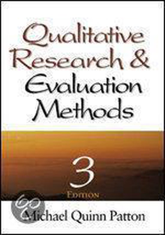 Qualitative Research and Evaluation Methods