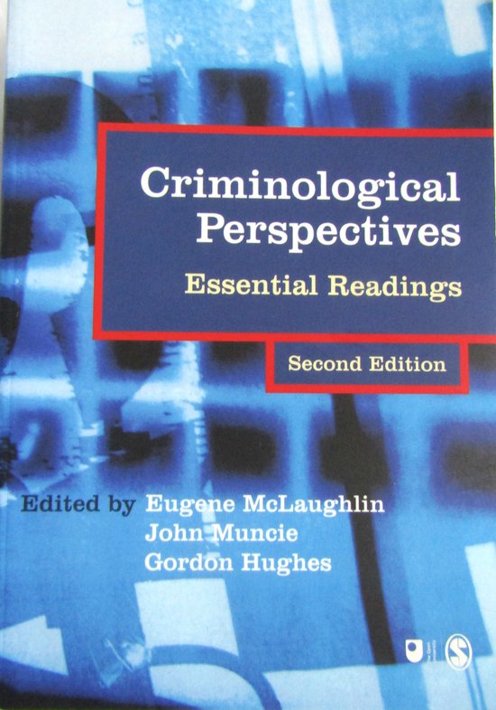 Criminological Perspectives