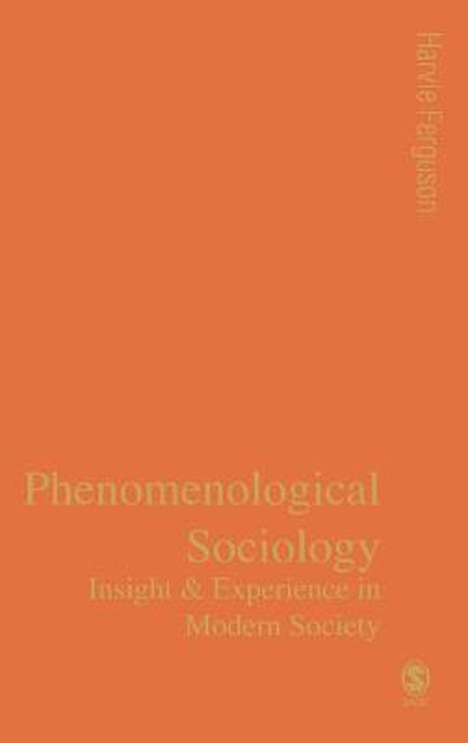 Phenomenological Sociology