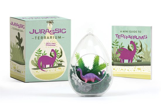 Jurassic Terrarium With tiny dinosaur Rp Minis