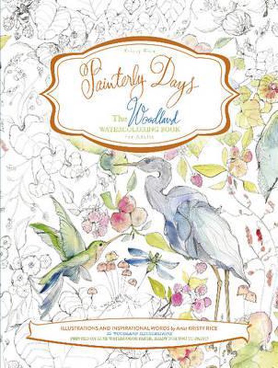 The Woodland Watercoloring Book for Adults