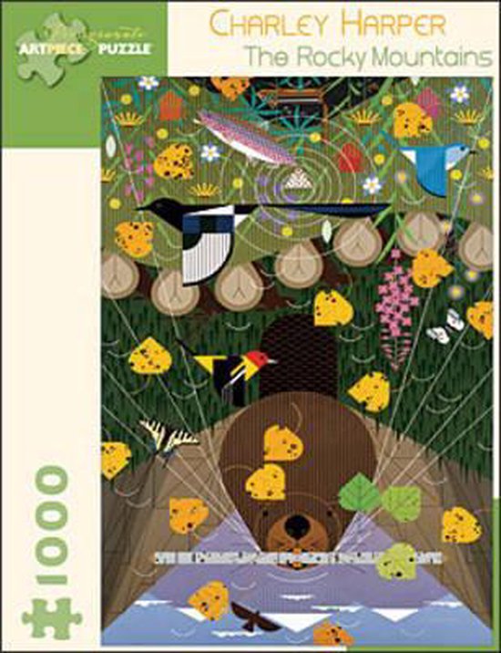 Charley Harper: The Rocky Mountains 1,000-Piece Jigsaw Puzzle