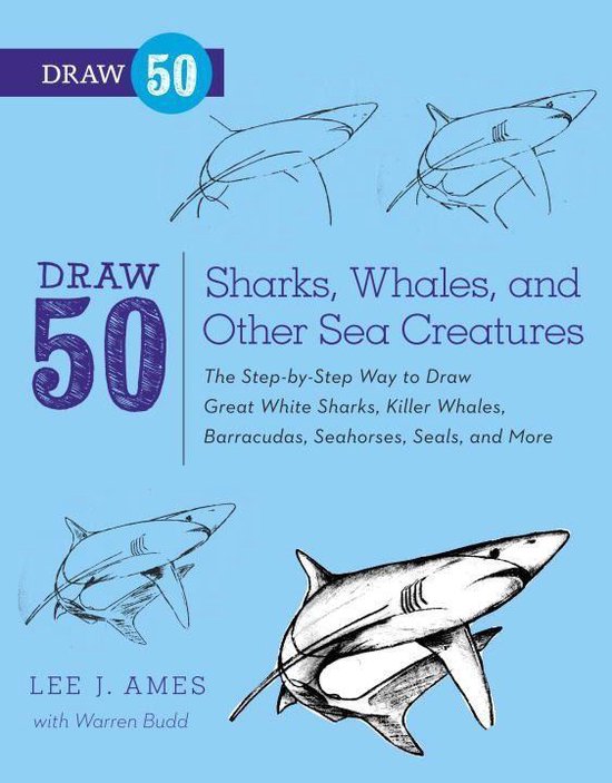 Draw 50 - Draw 50 Sharks, Whales, and Other Sea Creatures