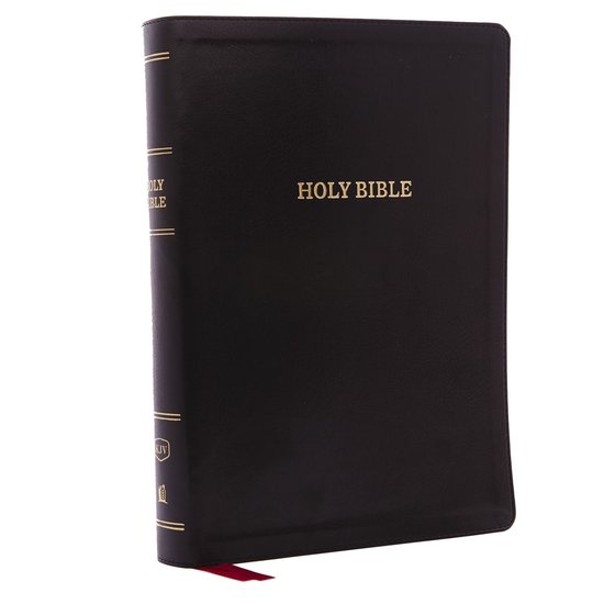 KJV Holy Bible: Super Giant Print with 43,000 Cross References, Deluxe Black Leathersoft, Red Letter, Comfort Print (Thumb Indexed): King James Version